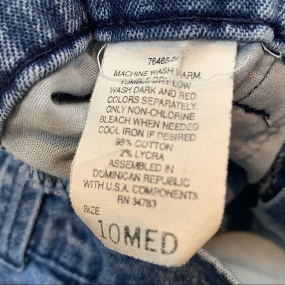 Vintage Lee Casuals super high waist denim shorts - Picture 4 of 7